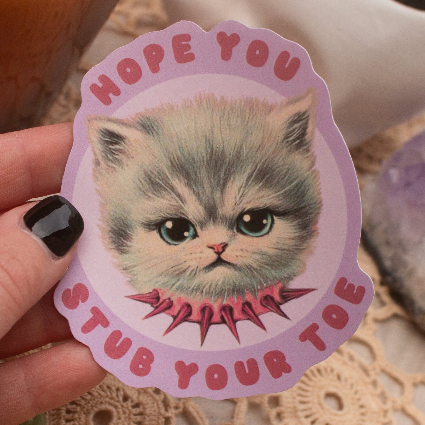 Stub Your Toe Sticker