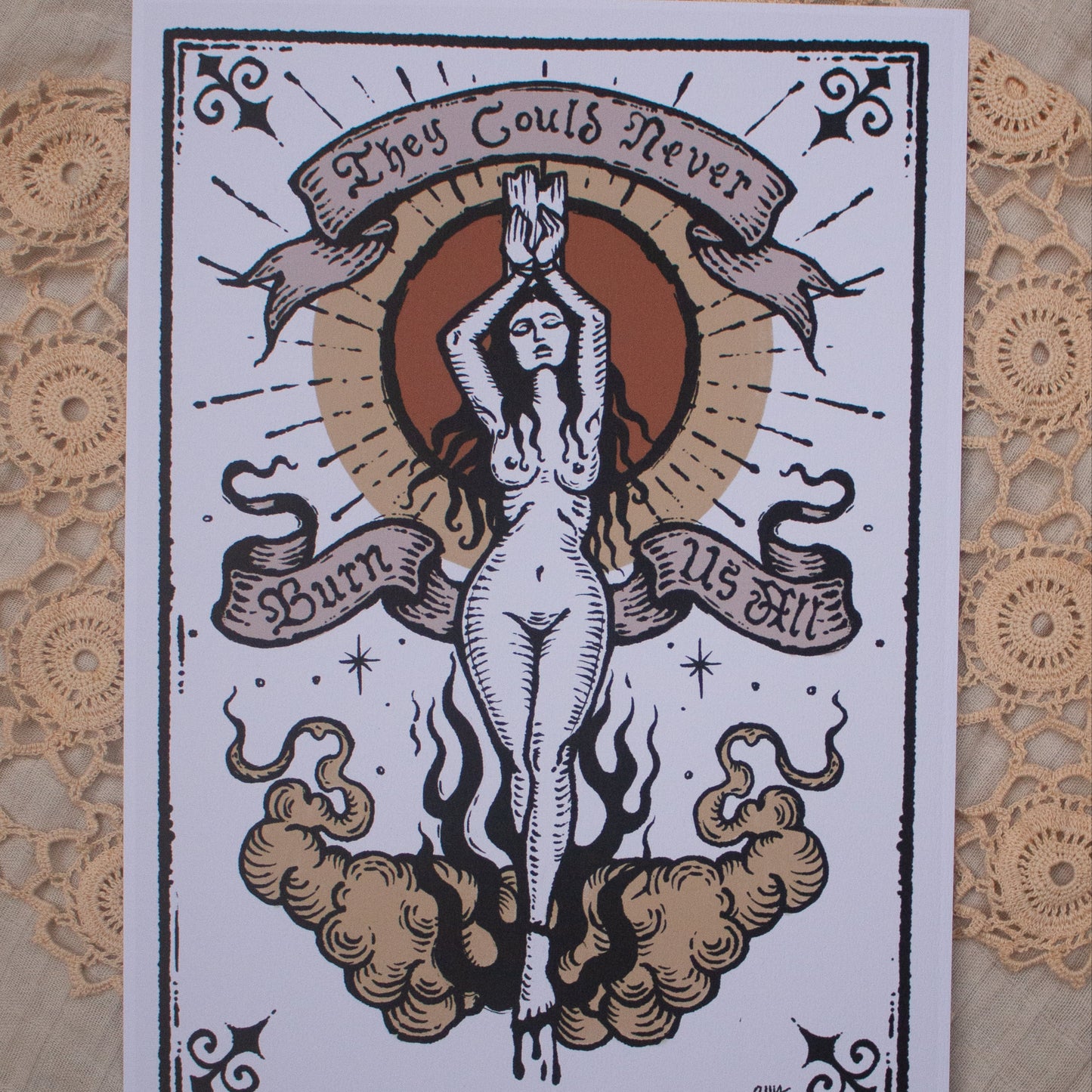Burn Us All - Art Print by Jade333