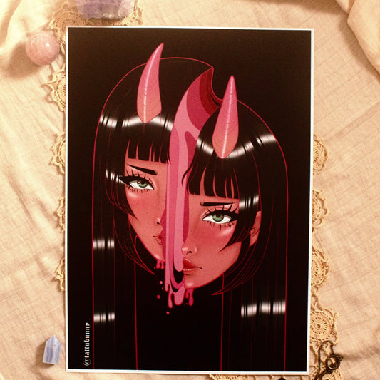 Split - Art Print by TattuBunny
