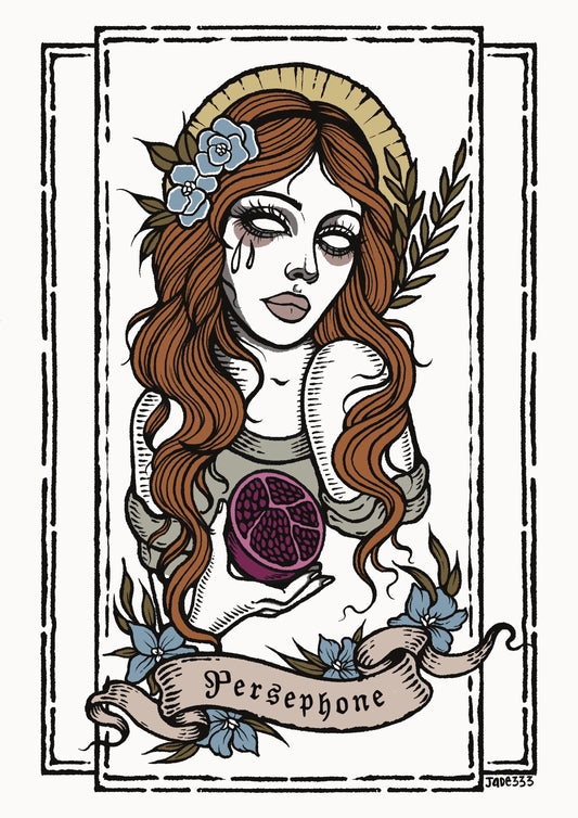 Persephone - Art Print by Jade333