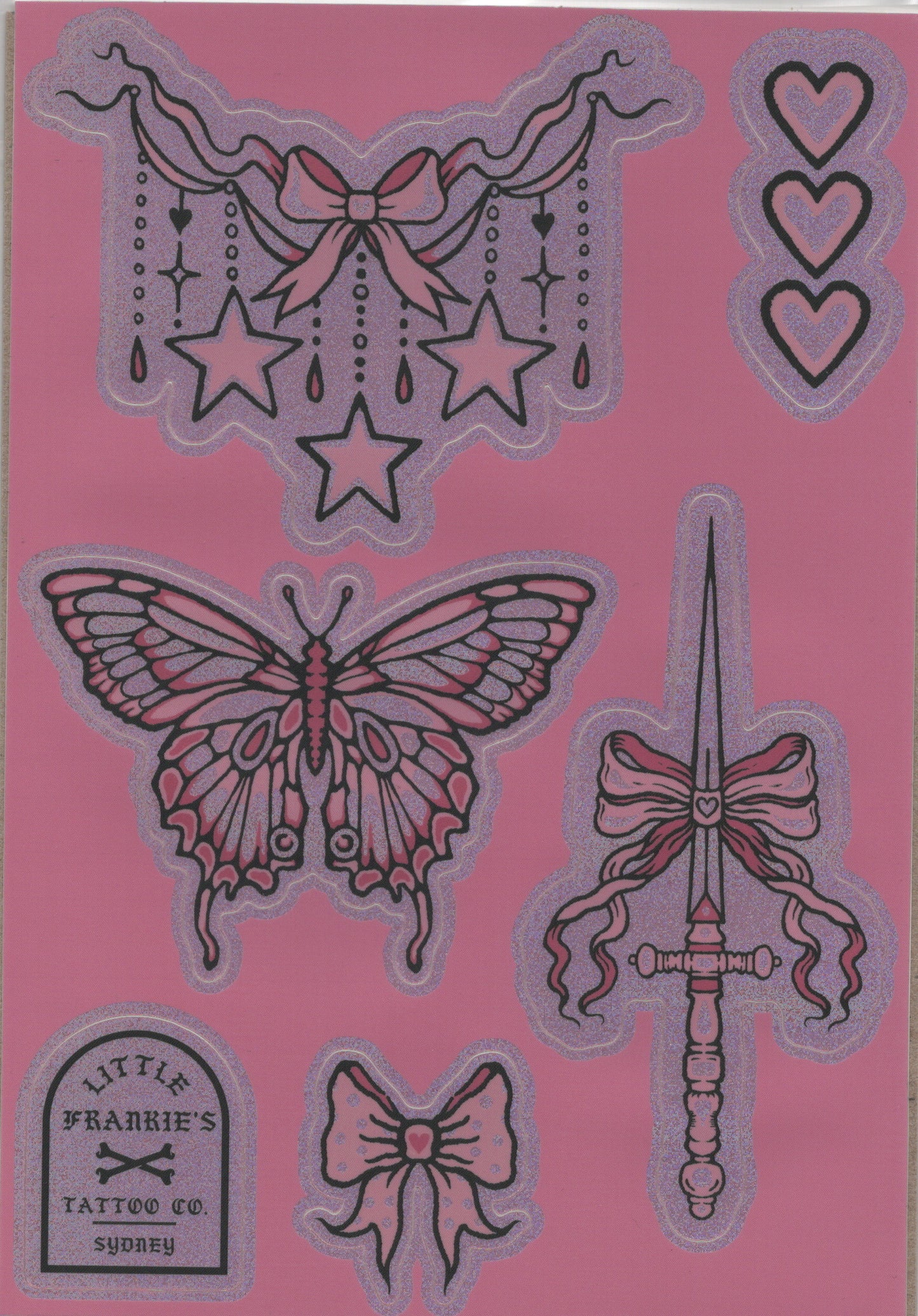 Pretty Pink Sticker Sheet