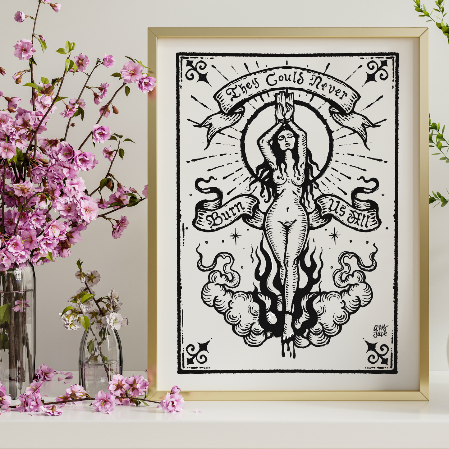 Burn Us All - Art Print by Jade333